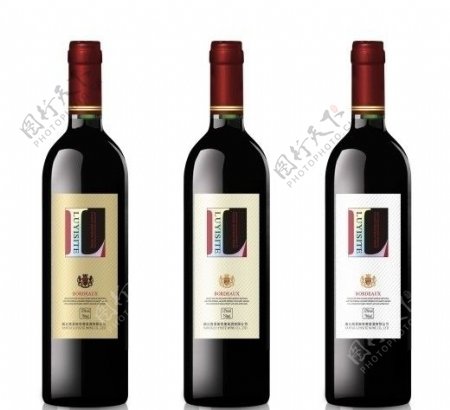 红酒包装设计葡萄酒标图片