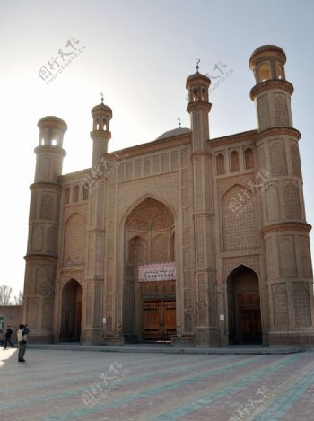 于田艾提卡大尔清真寺图片