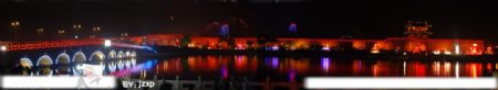 荆州夜色图片