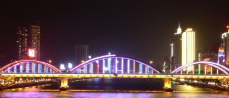高架桥迷人夜景图片