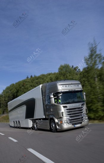 斯堪尼亚厢式货车图片