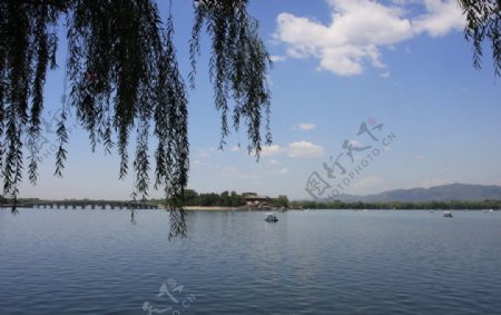 颐和园昆明湖美景图片