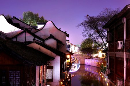 上海嘉定夜景图片