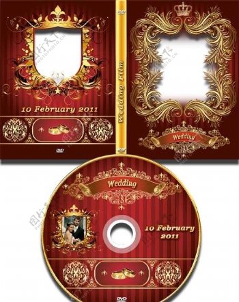 婚礼DVD封面设计图片