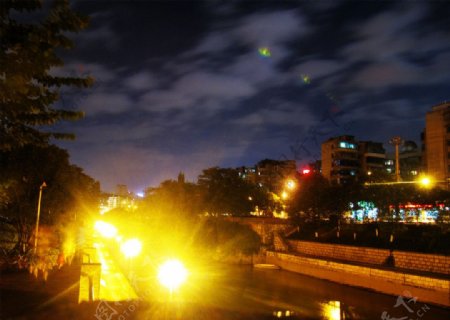 夜色中的城市图片