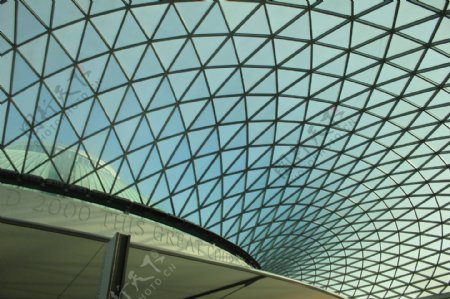 大英博物馆天花板图片