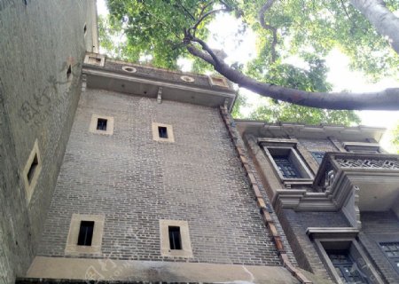 中国古典碉楼建筑景观图片
