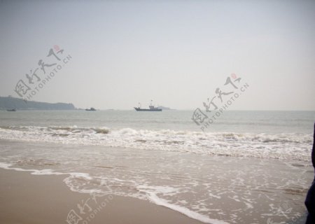 宁波市北仑区梅山岛沙滩图片