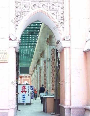 印度街侧廊图片