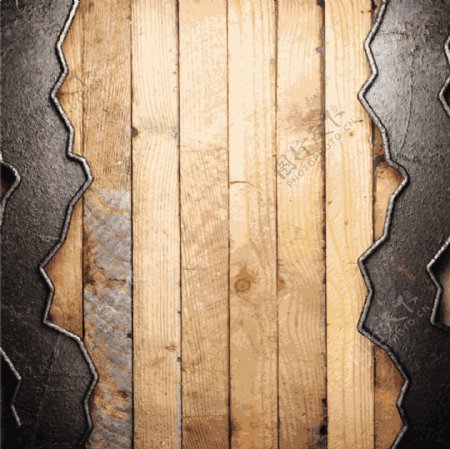 木板金属背景图片