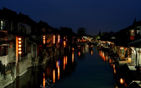西塘夜色图片