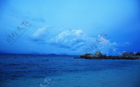 海南蜈支洲岛白沙滩图片