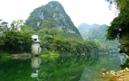 宜州龙江河畔图片