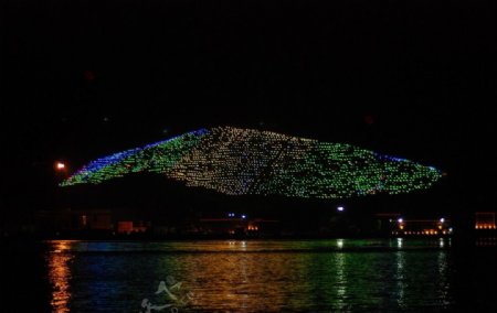 五奎山LED夜景照明图片
