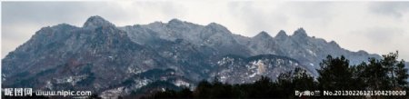 金寨悬剑山雪景图片