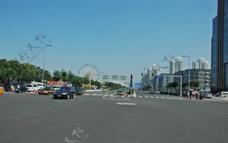 北京城区街道图片