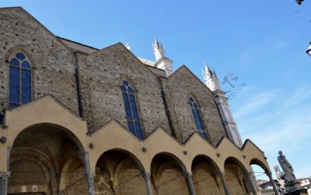 意大利佛罗伦萨圣十字教堂图片