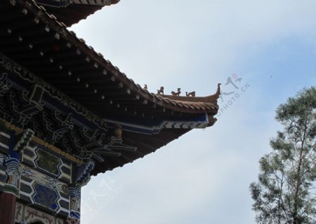 中式建筑摄影图片