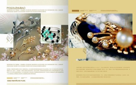 珠宝画册内页图片