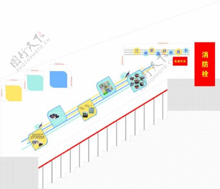 楼梯文化图片