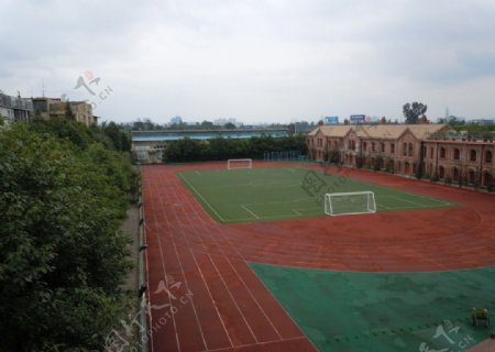 四川国际标榜职业学院足球场图片