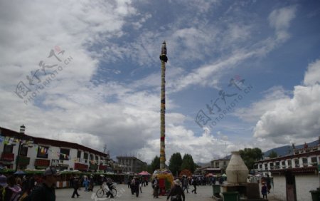 大昭寺广场图片