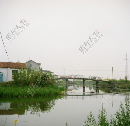 江南乡村小桥流水图片