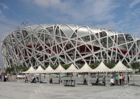 北京奥林匹克中心鸟巢图片