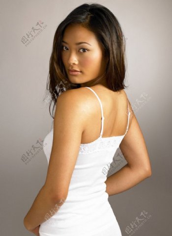 JarahMariano中美韩血统的亚洲裔模特图片