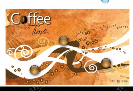 咖啡主题背景海报图片
