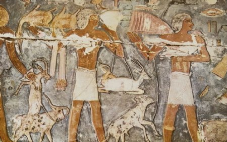 古代墙体绘画图片