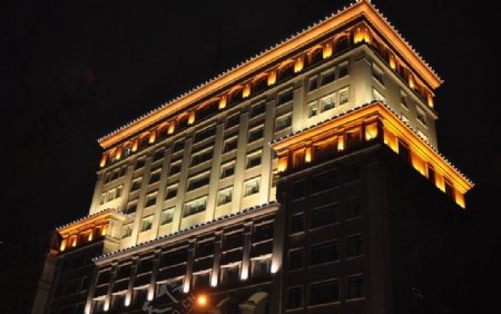 夜景大楼图片