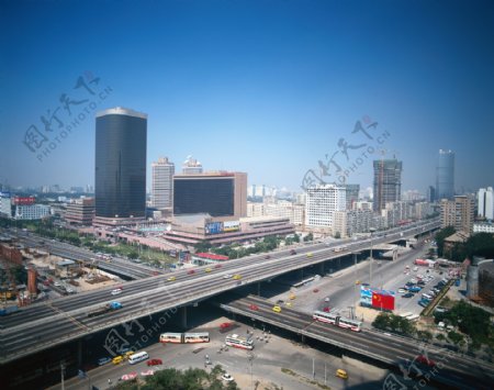 北京建筑道路素材图片