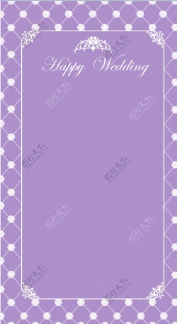 欧式紫色海报图片