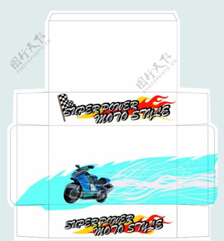 玩具摩托车包装图片