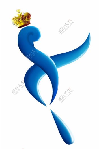 蓝天鹅logo图片