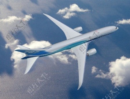 波音787型远程客机图片