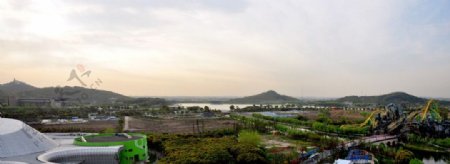 俯瞰上海欢乐谷图片