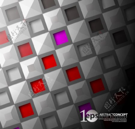 动感格子方形方块图片