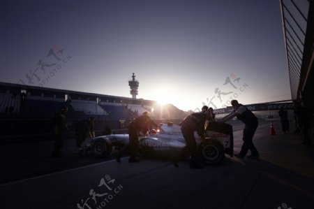 F1团队合作图片