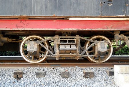 蒸汽机煤水箱车轮图片