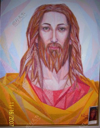 耶稣像绘画类图片