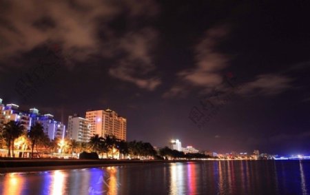 海南夜景图片