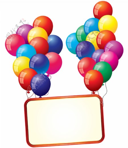 气球抠图素材图片