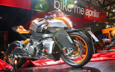 Aprilia品牌摩托车产品展会图图片