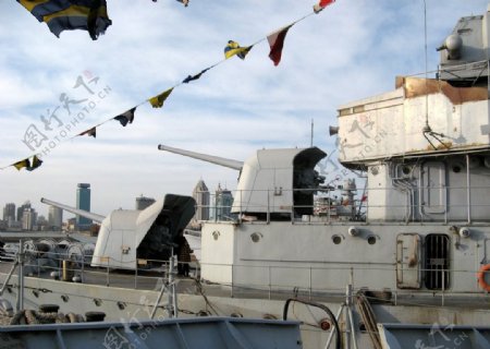 青岛海军博物馆驱逐舰图片