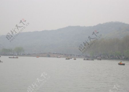 杭州西湖断桥图片