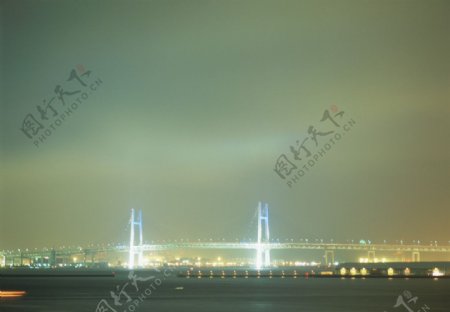 立交桥夜景图片