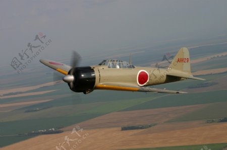 日本零式战斗机图片