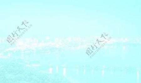 杭州西湖全景单色图片